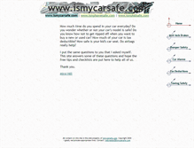 Tablet Screenshot of ismycarsafe.com